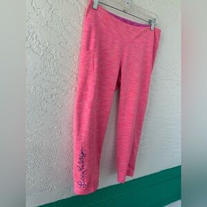 Lilly Pulitzer Luxletic 21” Weekender Leggings Pink Large